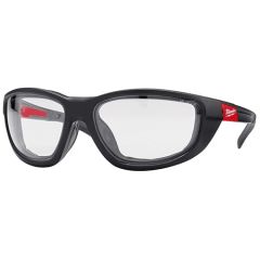 CLEAR HIGH PERFORMANCE  SAFETY GLASSES WITH GASKET/MILWAUKEE/ASIA