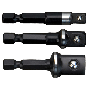 SHOCKWAVE Power Bit Socket Adapter Set 1-4 3-8 1-2