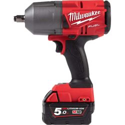 M18 FHIWF12-502X บล็อกกระแทกไร้สาย 18 โวลต์ 1/2" แบตเตอรี่ 5 แอมป์อาว x 2 ก้อน